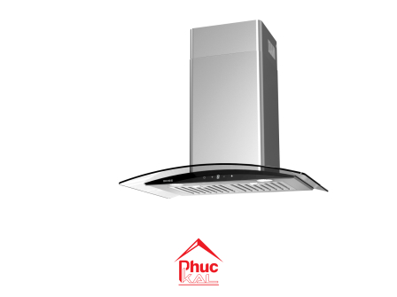 MÁY HÚT MÙI KÍNH CONG GẮN TƯỜNG - ĐIỀU KHIỂN CẢM ỨNG BU2001A