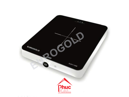 Bếp từ đơn 1 vùng nấu cảm ứng từ EUH110W – Eurogold