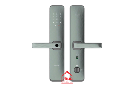 KHOÁ VÂN TAY THÔNG MINH SHARP A2-B XÁM (GRAY)